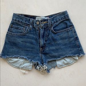 Levi’s Denim High waisted Cutoff Shorts